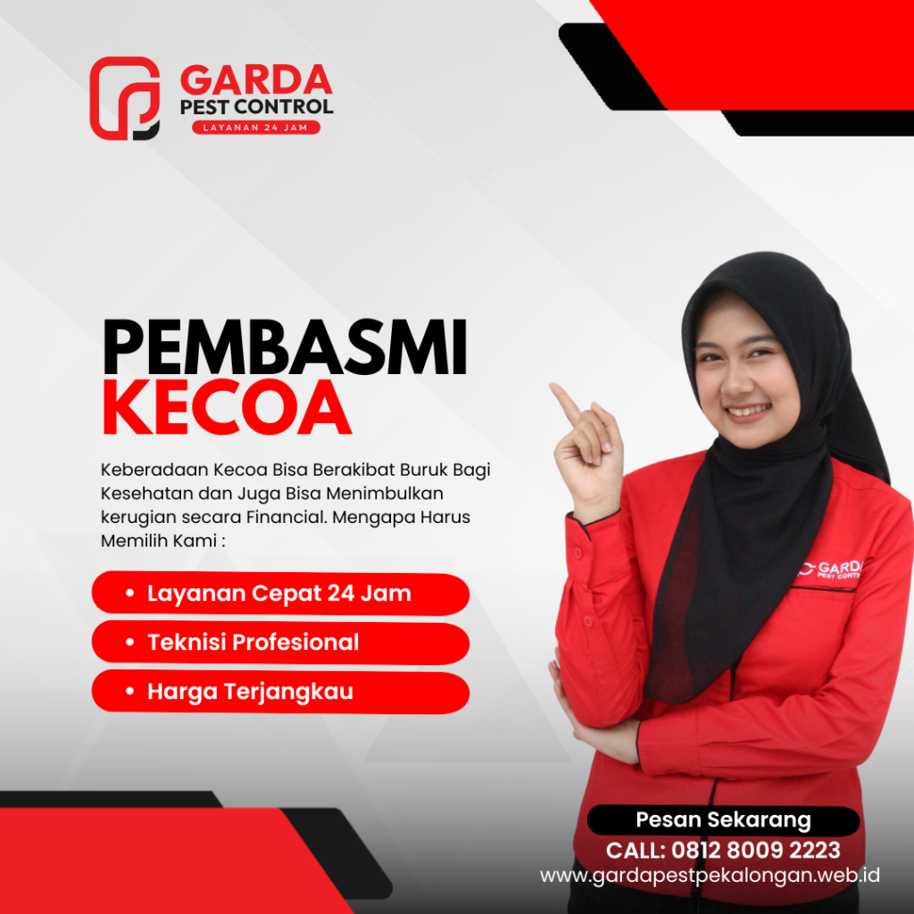 Jasa Pembasmi Kecoa di Pekalongan Proses Cepat