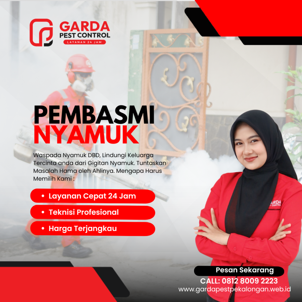 Jasa Fogging Nyamuk di Pekalongan Barat Terbaik