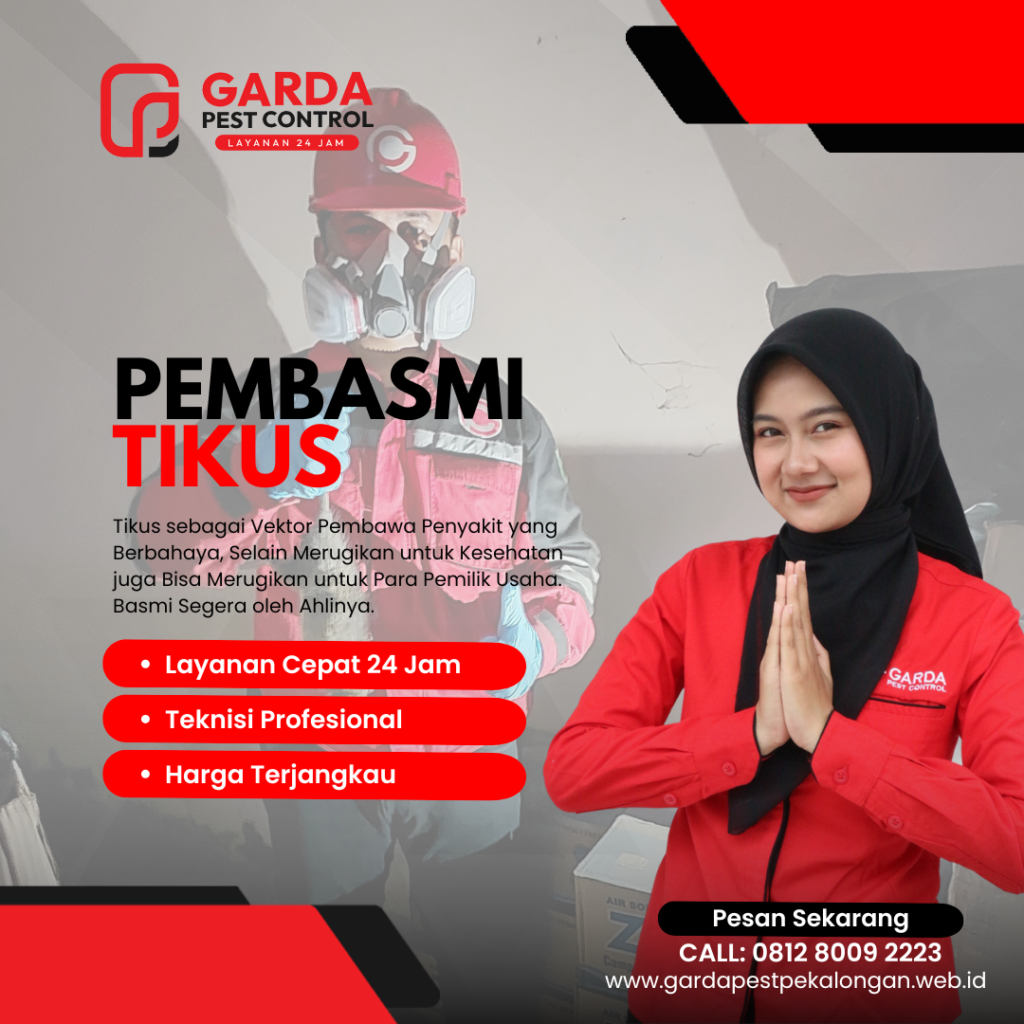 Jasa Pembasmi Tikus di Pekalongan Barat