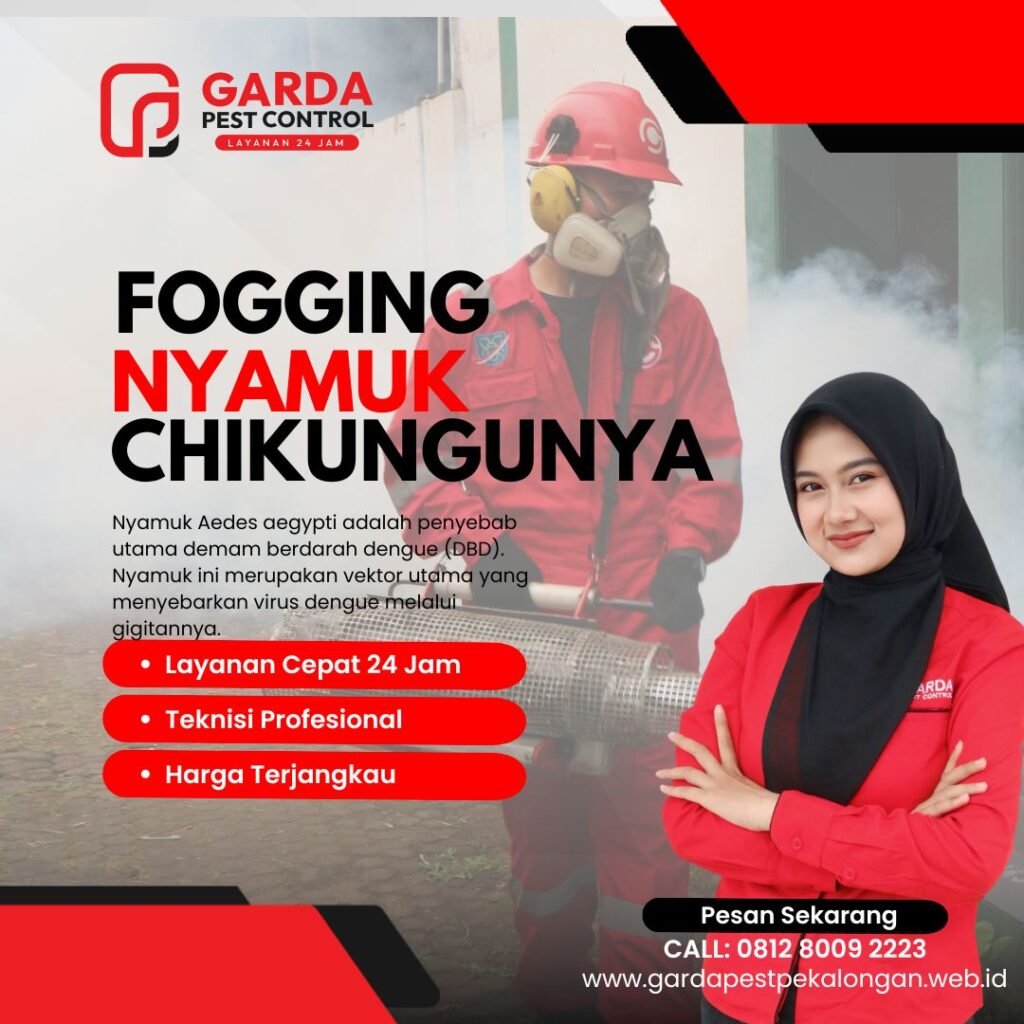 Jasa Fogging Nyamuk Chikungunya di Bojong Pekalongan 24 Jam