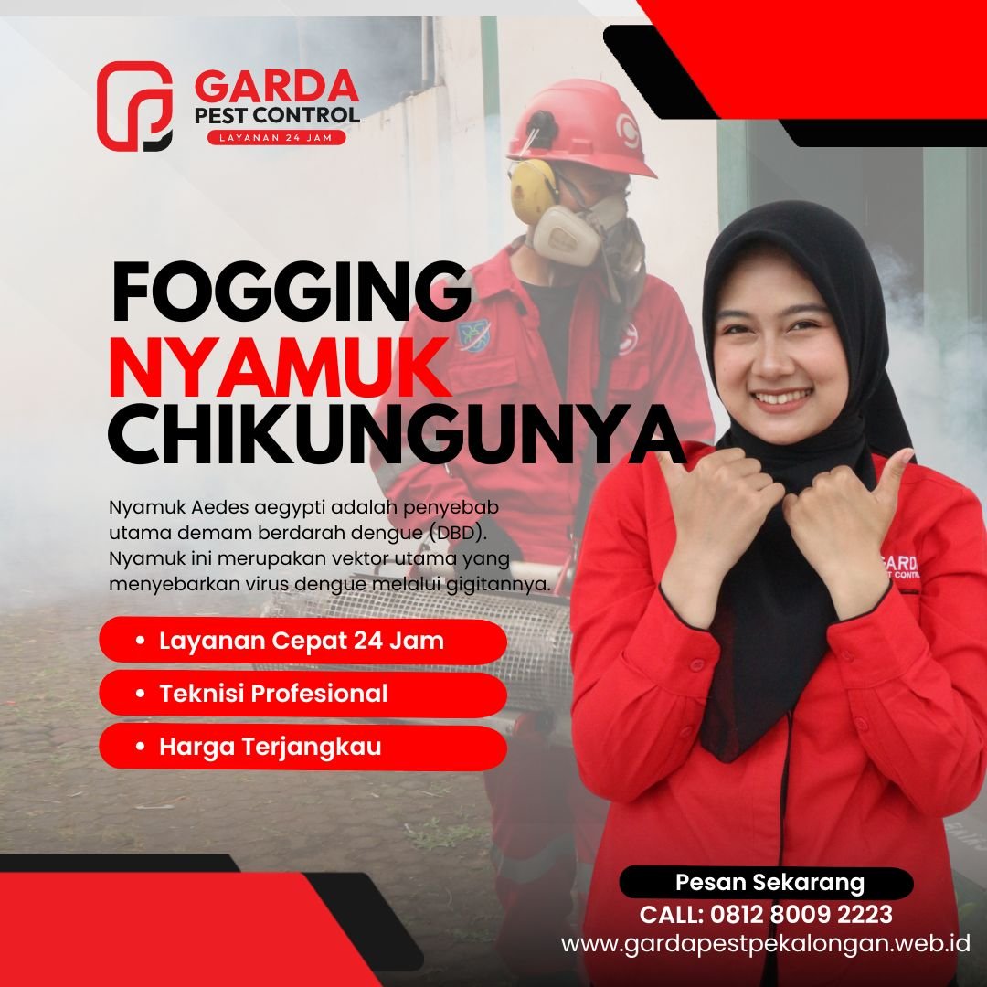 Layanan Fogging & Pest Control Pekalongan untuk Rumah Kantor & Restoran