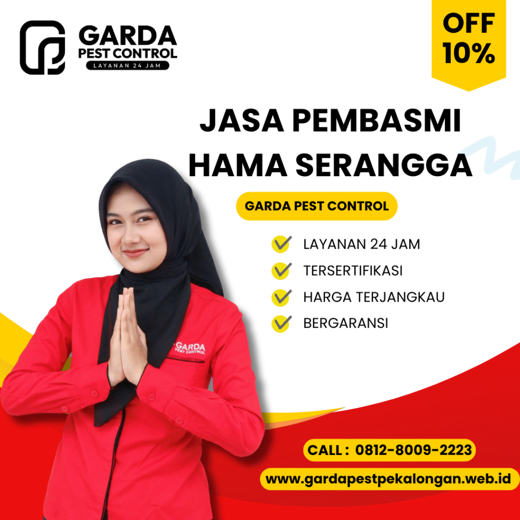 Jasa Pembasmi Hama Serangga di Pekalongan Layanan 24 Jam