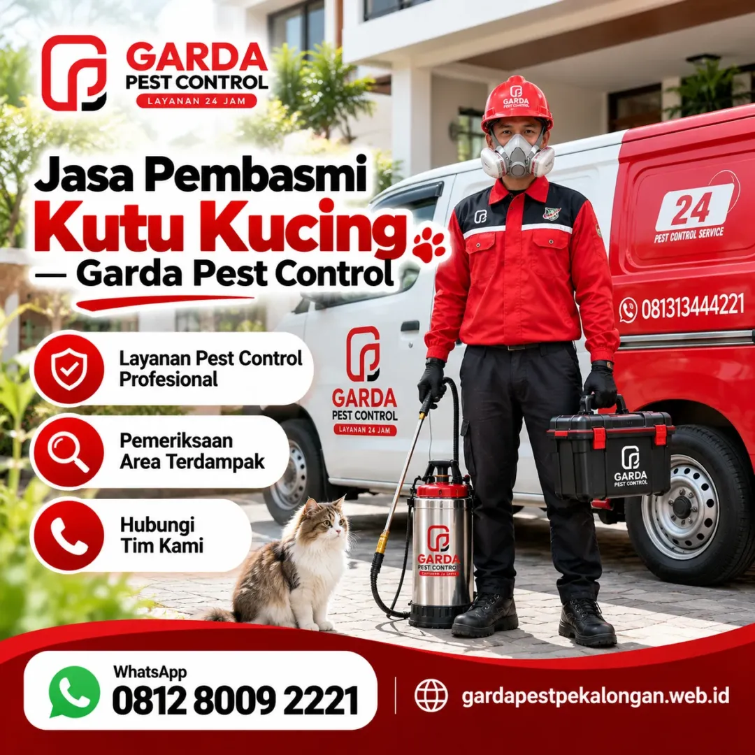 Perusahaan Jasa Pembasmi Kutu Kucing di Pekalongan Bergaransi