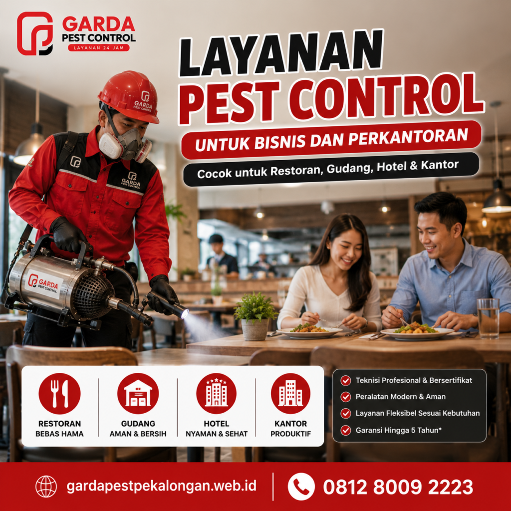 Jasa Pest Control untuk Restoran dan Hotel di Pekalongan: Menjaga Kualitas Bisnis Anda