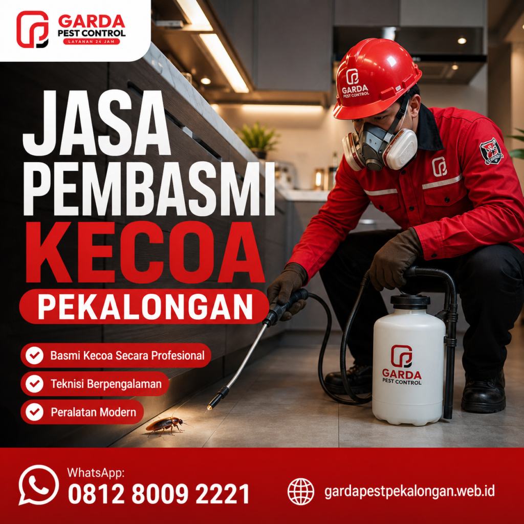 Jasa Pembasmi Kecoa Pekalongan Terbaik