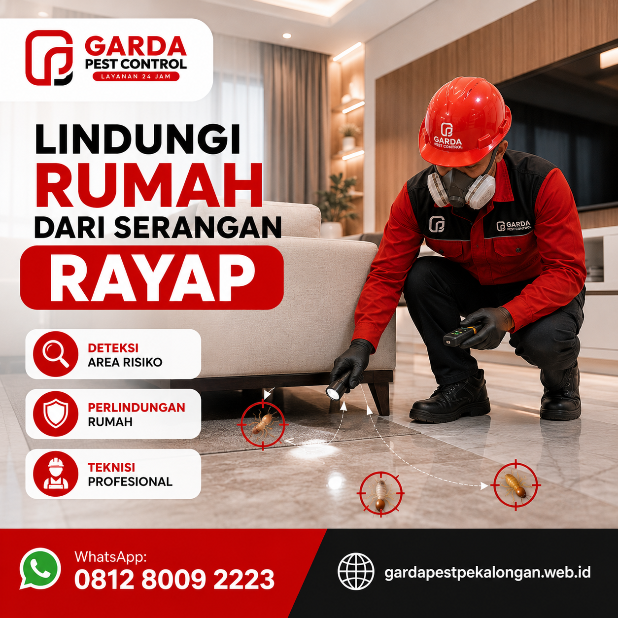 Jasa Anti Rayap Injeksi Pekalongan: Solusi Perlindungan Bangunan Bergaransi