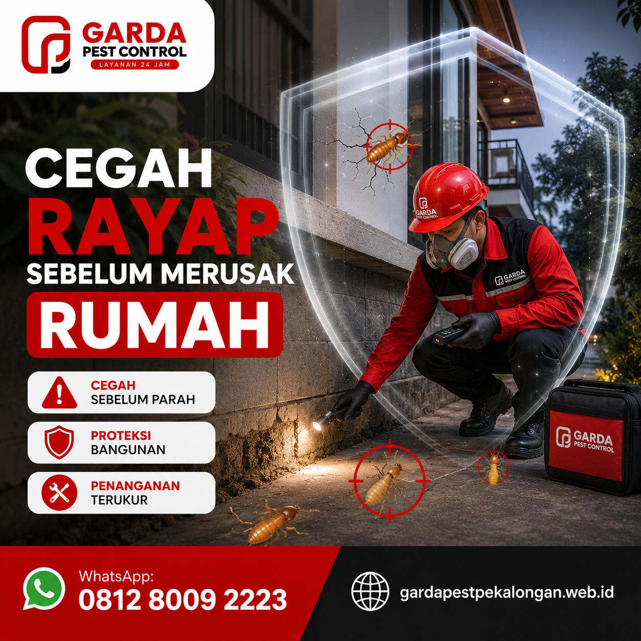 Biaya Jasa Anti Rayap per Meter di Pekalongan: Panduan Perhitungan Lengkap