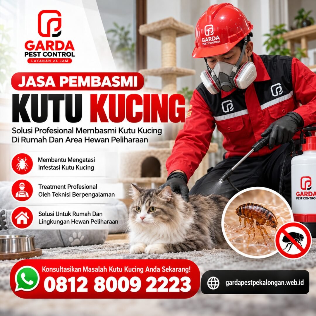 Jasa Pembami Kutu Kucing di Pekalongan Bergaransi